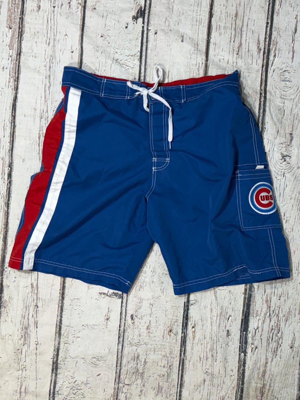 Chicago Cubs Swim Trunks Bathing Suit Men's MLB Baseball Board Shorts